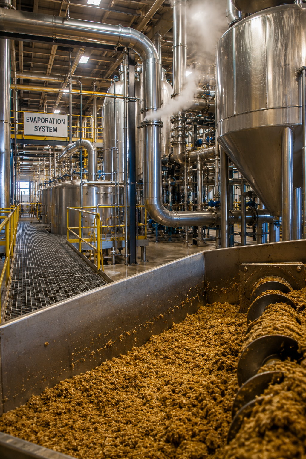 Stainless evaporation vessels and process tanks